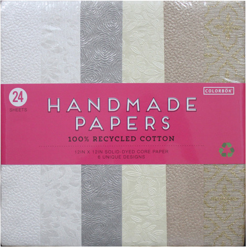 Colorbok Handmade Paper Pad 12"X12" 24/Pkg-Occasions - 74614 - 765468746142
