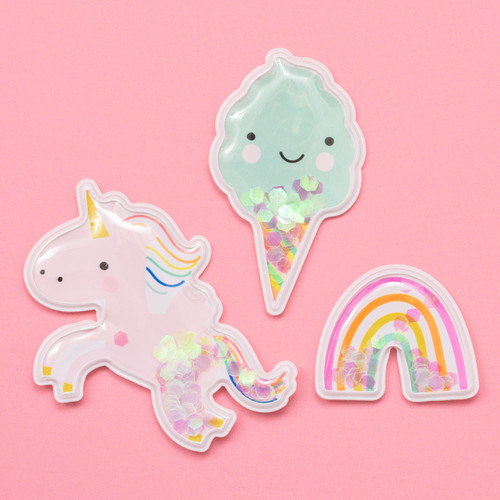 Live Life Happy Shaker Stickers 6/Pkg- - PB736926