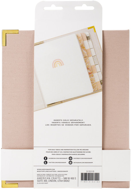 Heidi Swapp Storyline Chapters Album 8"X10"-Blush - HS315310 Heidi Swapp Storyline Chapters Album 8"X10"-Blush - HS315310