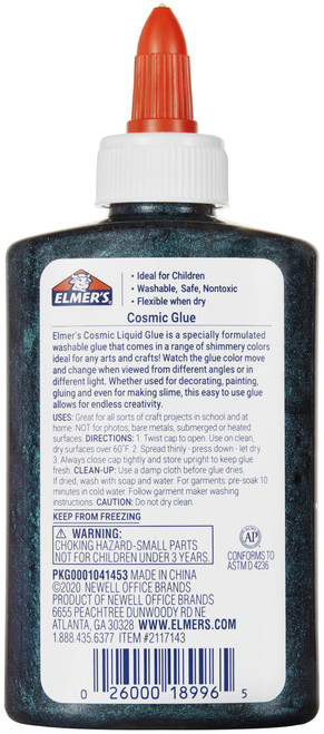 Elmer's Cosmic Color Changing Glue-Teal/Purple - 2117143
