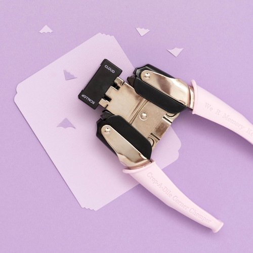 Crop-A-Dile Retro Corner Chomper Tool-Scallop & Cloud - WR661303