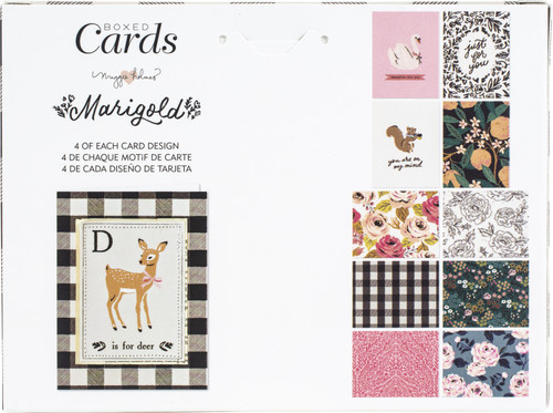Crate Paper A2 Cards W/Envelopes (4.375"X5.75") 40/Box-Maggie Holmes Marigold - CP373274