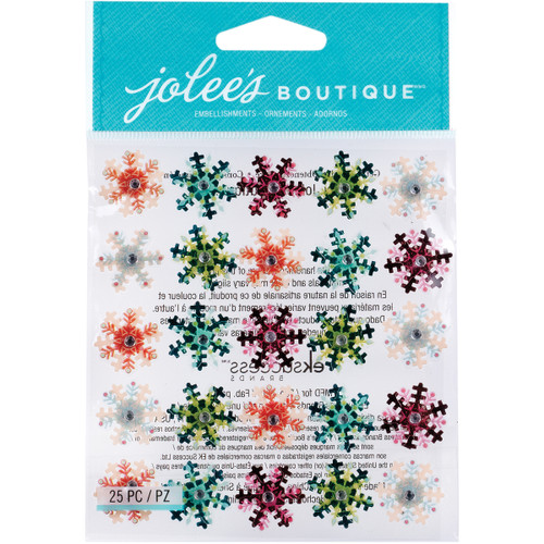 Jolee's Mini Repeats Stickers-Snowflakes - E5021584 - 015586974461