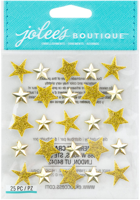 Jolee's Mini Repeats Stickers-Gold Stars - E5021694 - 015586981100