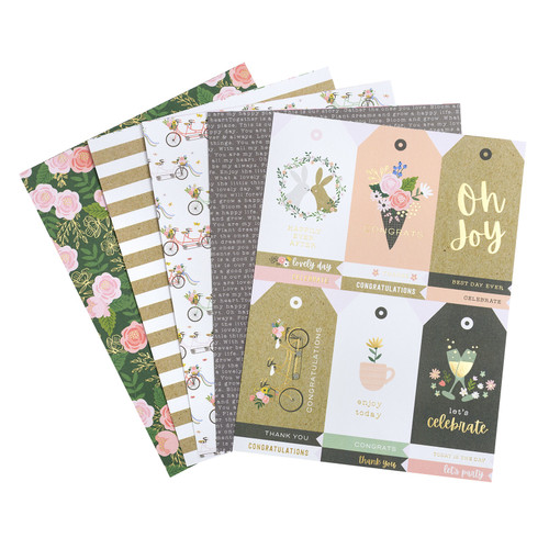 Pebbles Single-Sided Paper Pad 6"X8" 36/Pkg-Lovely Moments - PB736827