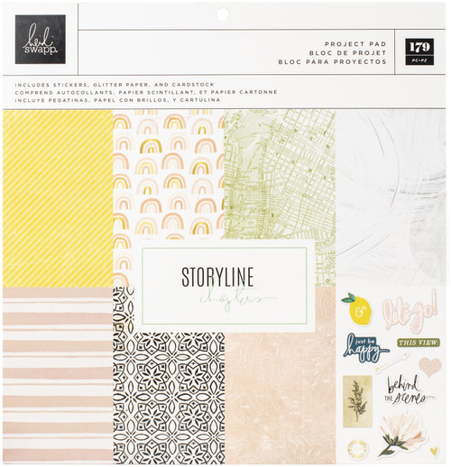 Heidi Swapp Storyline Chapters Project Pad 12"X12"-179 Pieces - HS315330 - 718813153300