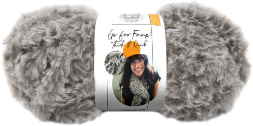 3 Pack - Lion Brand Go For Faux Thick & Quick Yarn-Husky - 323-210 - 023032025278
