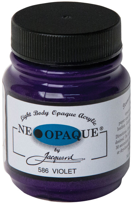 3 Pack - Jacquard Neopaque Acrylic Paint 2.25oz-Violet - NEOPAQUE-586 - 743772158608