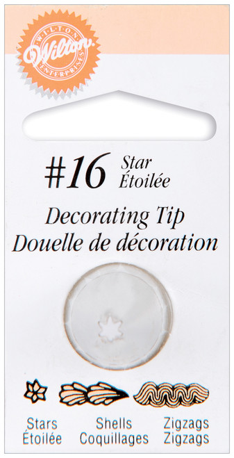 6 Pack - Wilton Decorating Tip-#16 Star - W418-16 - 070896042088