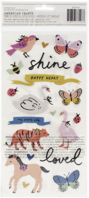 Maggie Holmes Sweet Story Thickers Stickers 43/Pkg-Play Accent/Puffy - CP373147