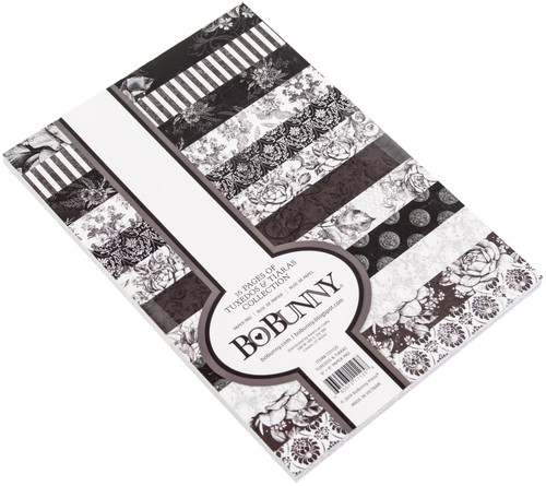 BoBunny Single-Sided Paper Pad 6"X8" 36/Pkg-Tuxedos & Tiaras, 12 Designs/3 Each - 7311125