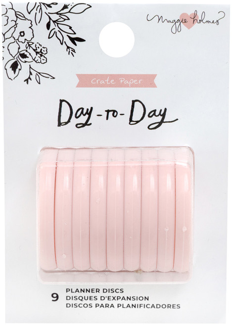 Maggie Holmes Day-To-Day Planner Discs 1.5" 9/Pkg-Blush - 373033 - 718813730334