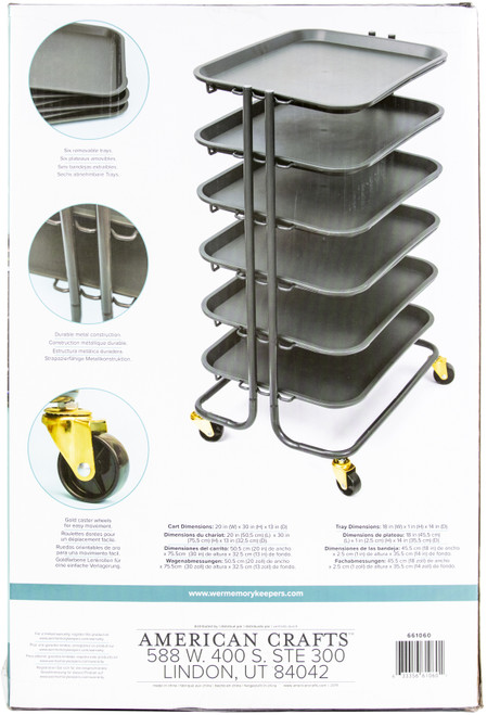 We R Project Cart-6 Removable Trays - WR661060