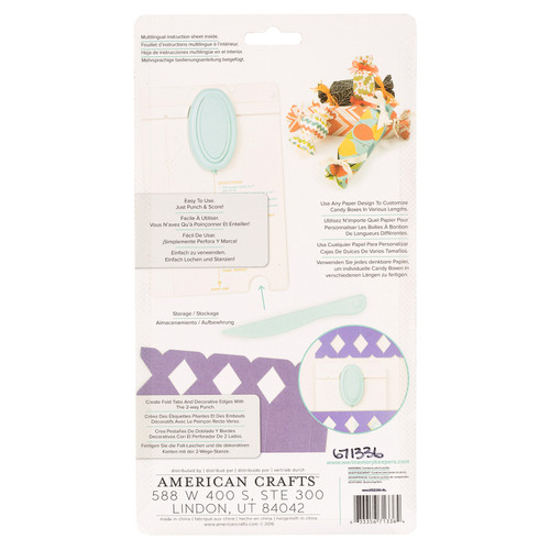 We R Memory Keepers Punch Board-Candy Box - WR671336