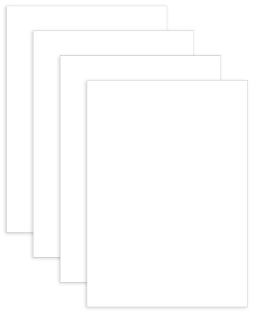 We R Spin It Water Slide Paper 8.5"X5.5"-Clear - WR661085