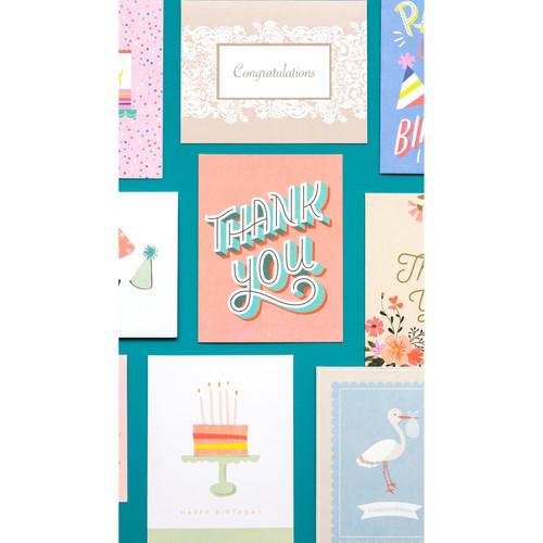 American Crafts Cards W/Envelopes 4.25"X5.5" 40/Box-Blank - All Occasion - 356509