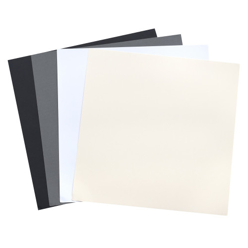 We R Foil Quill Cardstock 12"X12" 60/Pkg-Neutrals/Smooth - WR661017