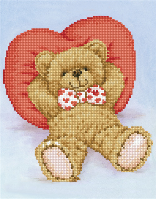 Diamond Dotz Diamond Art Kit 10.6"X13.8"-Relax-A-Bear - DD6009 Diamond Dotz Diamond Art Kit 10.6"X13.8"-Relax-A-Bear - DD6009