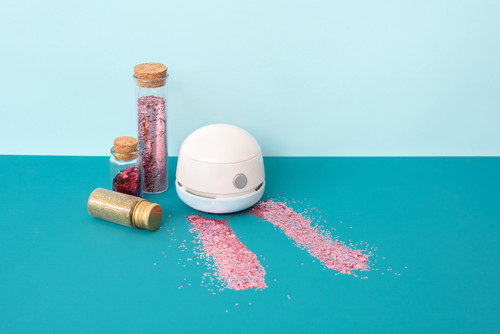 We R Glitter Mini-Vac-White/ Blue - WR661068 We R Glitter Mini-Vac-White/ Blue - WR661068