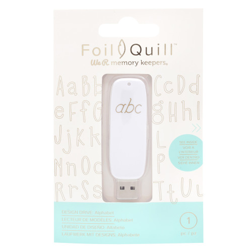 We R Foil Quill Usb Artwork Drive-Alphabet - WR661209 - 633356612094 We R Foil Quill Usb Artwork Drive-Alphabet - WR661209 - 633356612094