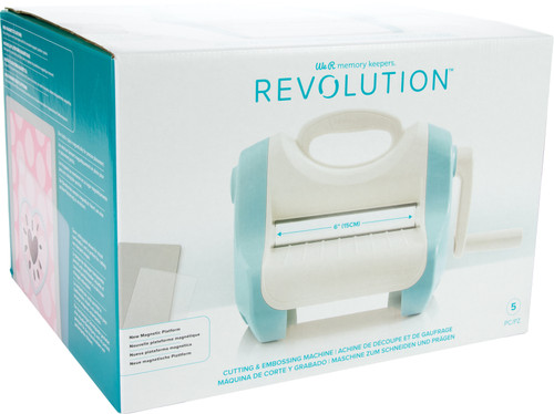 We R Revolution Cutting & Embossing Machine-White/ Blue - WR661176