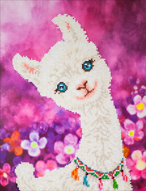 Diamond Dotz Diamond Art Kit 12.6"X16.5"-Lulu Llama - DD7018