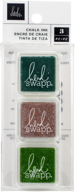 Heidi Swapp Art Walk Mini Chalk Ink Pads 3/Pkg- - HS315366 - 718813153669 Heidi Swapp Art Walk Mini Chalk Ink Pads 3/Pkg- - HS315366 - 718813153669