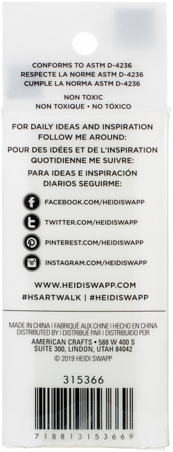 Heidi Swapp Art Walk Mini Chalk Ink Pads 3/Pkg- - HS315366 Heidi Swapp Art Walk Mini Chalk Ink Pads 3/Pkg- - HS315366