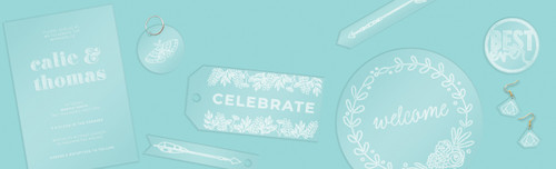 We R Etch Quill Plastic Sheets 8"X8" 6/Pkg- - WR661151