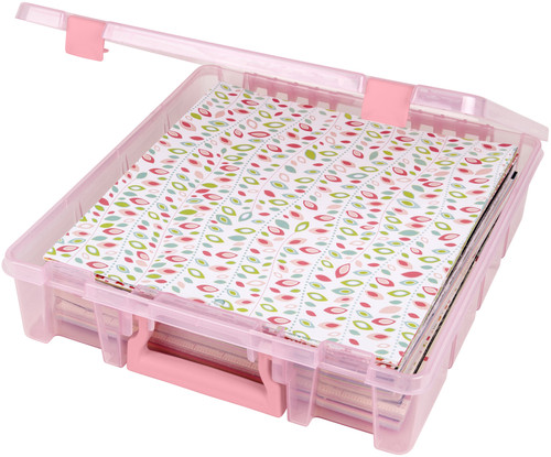 ArtBin Super Satchel Single Compartment-Blush, 15.25"X14"X3.5" - 6955RK ArtBin Super Satchel Single Compartment-Blush, 15.25"X14"X3.5" - 6955RK
