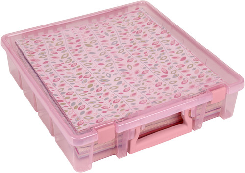 ArtBin Super Satchel Single Compartment-Blush, 15.25"X14"X3.5" - 6955RK ArtBin Super Satchel Single Compartment-Blush, 15.25"X14"X3.5" - 6955RK