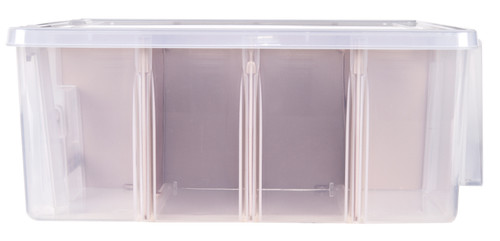 Artbin Super Satchel Double Deep W/Removable Dividers-Rose Gold Handle, Latch & Dividers - 6990RK