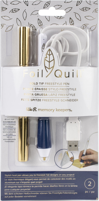 We R Foil Quill Freestyle Pen-Bold Tip - WR661076 - 633356610762
