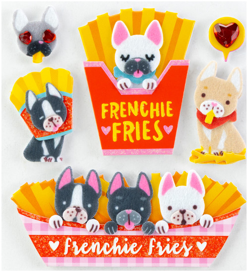 Jolee's Boutique Themed Embellishments 6/Pkg-Frenchie Fries - E5022097
