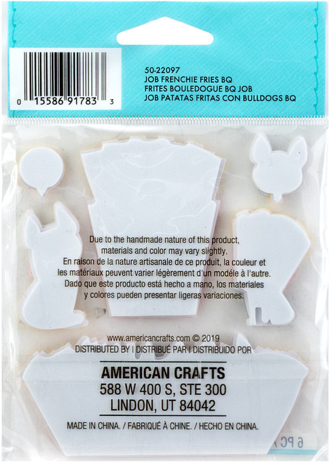 Jolee's Boutique Themed Embellishments 6/Pkg-Frenchie Fries - E5022097 Jolee's Boutique Themed Embellishments 6/Pkg-Frenchie Fries - E5022097