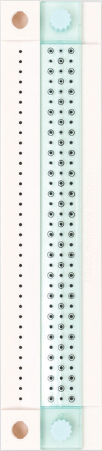 We R Memory Keepers Journal Book Binding Punch Guide-6 Pieces - WR660443