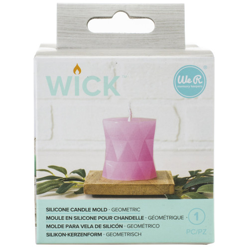 We R Wick Candle Mold 3X3X3in-Geometric - 660343 - 633356603436