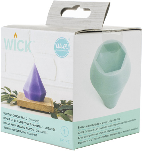 We R Memory Keepers Wick Candle Mold-Diamond - 660345
