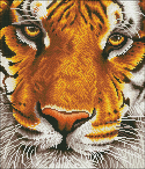 Diamond Dotz Diamond Art Kit 14.2"X16.5"-Bengal Magic - DD8001