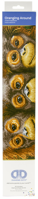 Diamond Dotz Diamond Art Kit 18.5"X10.6"-Oranging Around - DD8002 - 4897073249414
