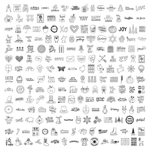 We R Foil Quill USB Artwork Drive-Holiday - WR660687