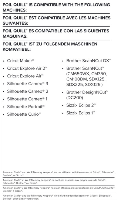 We R Foil Quill Pen-Standard Tip - WR660691
