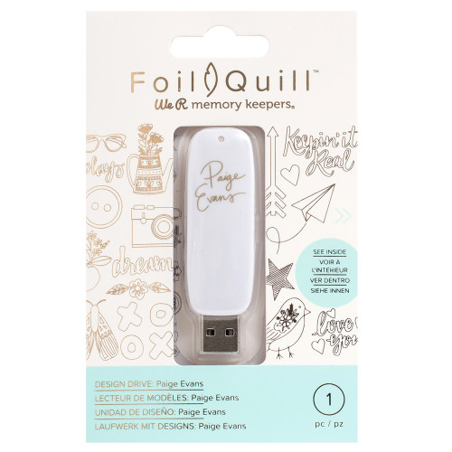We R Foil Quill USB Artwork Drive-Paige Evans - WR660690 - 633356606901
