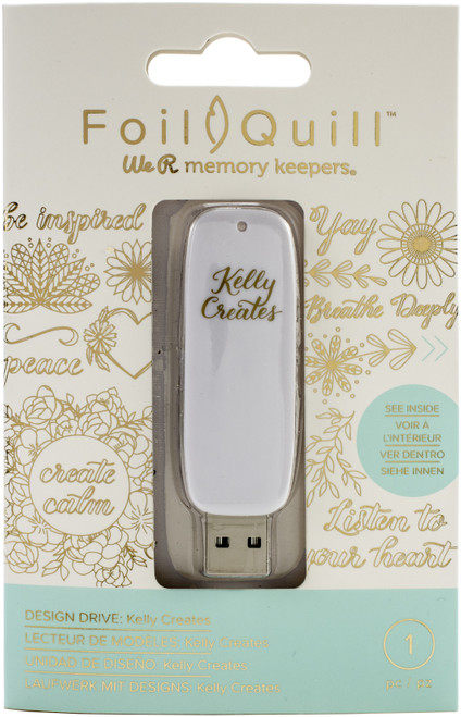 We R Memory Keepers Foil Quill USB Artwork Drive-Kelly Creates - WR660721 - 633356607212
