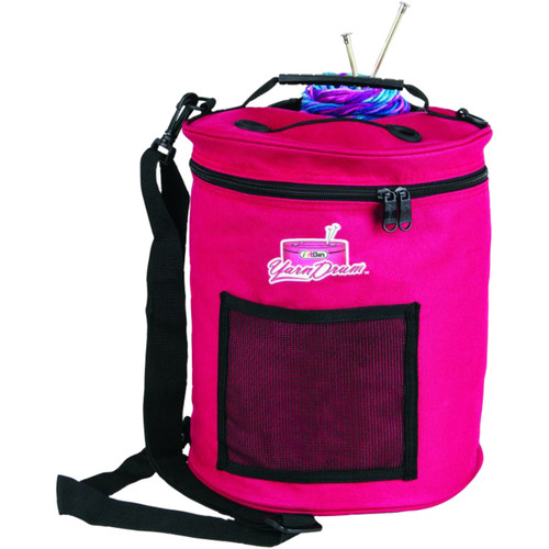 ArtBin Yarn Drum 12"X12.75"-Raspberry - 6805SA - 071617046156