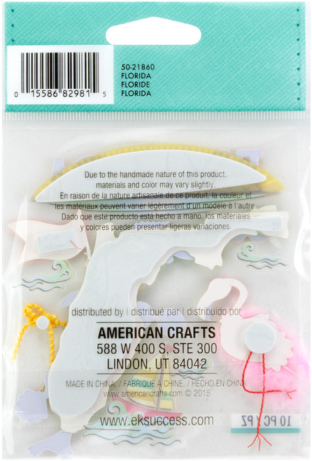 Jolee's Boutique Dimensional Stickers-Florida - E5021860