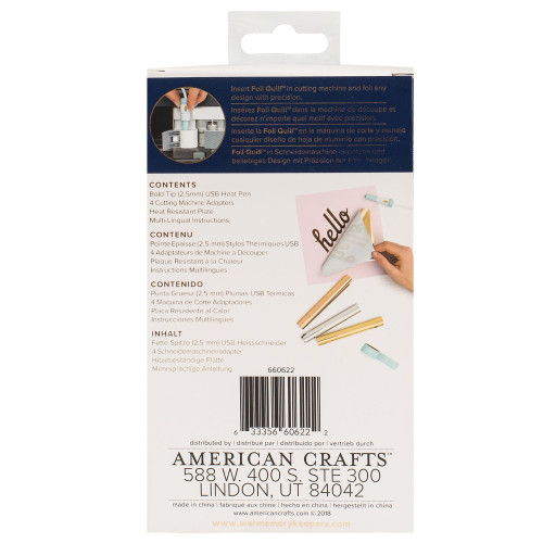 We R Foil Quill Pen-Bold Tip - WR660622