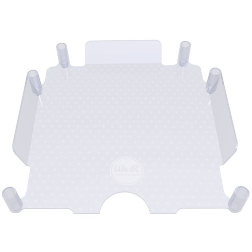 Stackable Acrylic Paper Trays Retail Packaged 4/Pkg-Clear 12"X12" - 662587