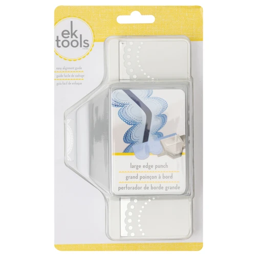 EK Large Edge Punch-Dotted Scallop, 1.25"X2.5" - E5450073 - 015586945720