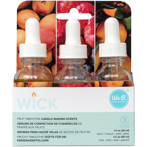 We R Wick Candle Scent 1oz 3/Pkg-Fruit Smoothie - WRWS-60328 - 633356603283